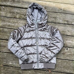 The North Face Kids Silver/Gray  Puffer Jacket